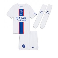 Paris Saint-Germain Nuno Mendes #25 Tredje sæt Børn 2022-23 Kortærmet (+ Korte bukser)